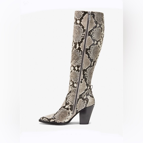 Dover Snake Embossed Knee Boot - Picture 3 of 4